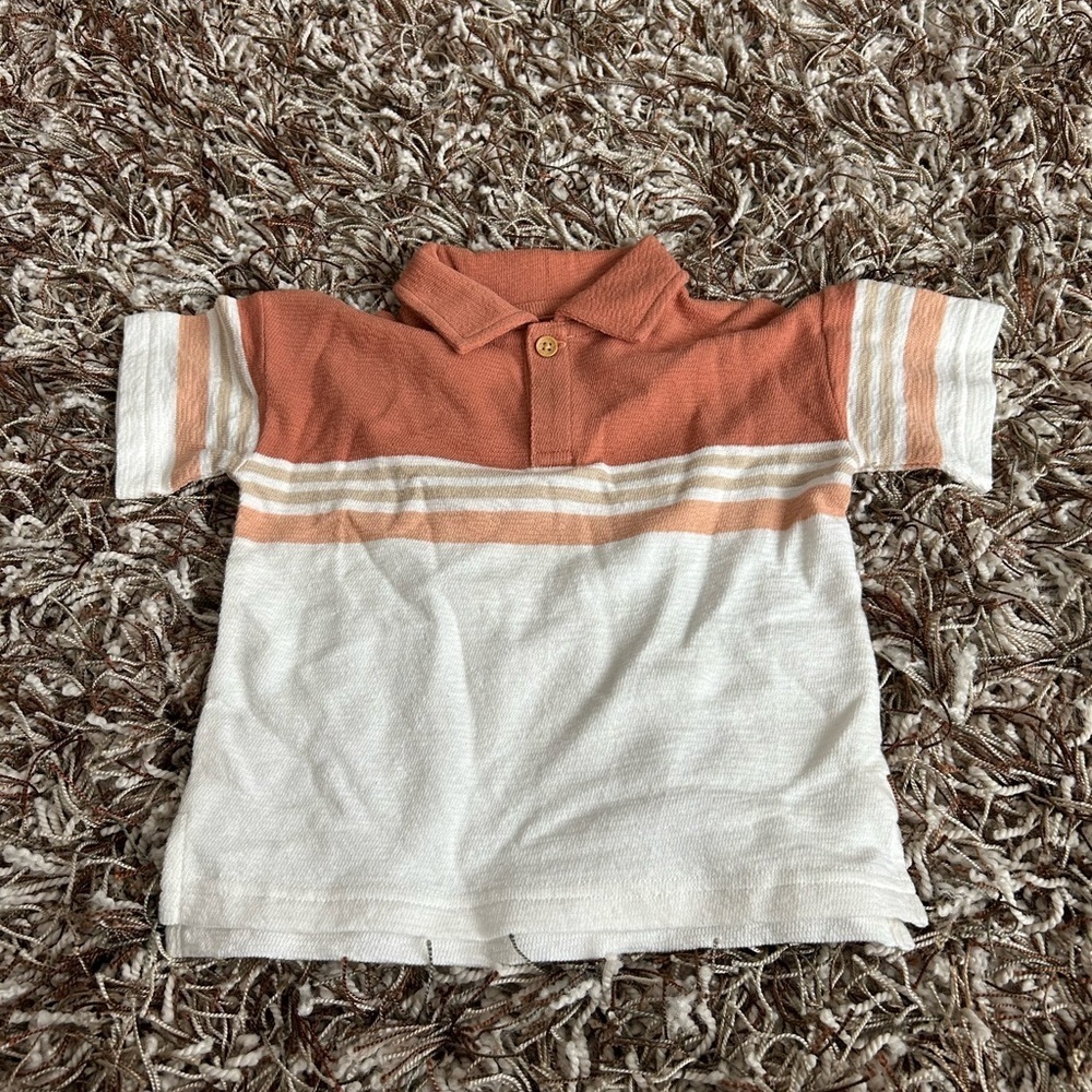 Little Co. Striped Polo Size 12M